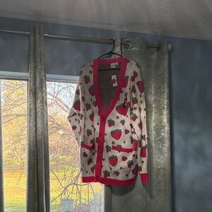 Strawberry cardigan